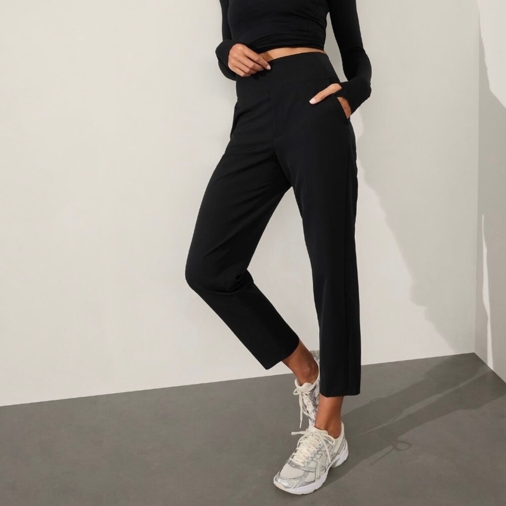 Athleta Endless High‎ Rise Black Ankle Pant